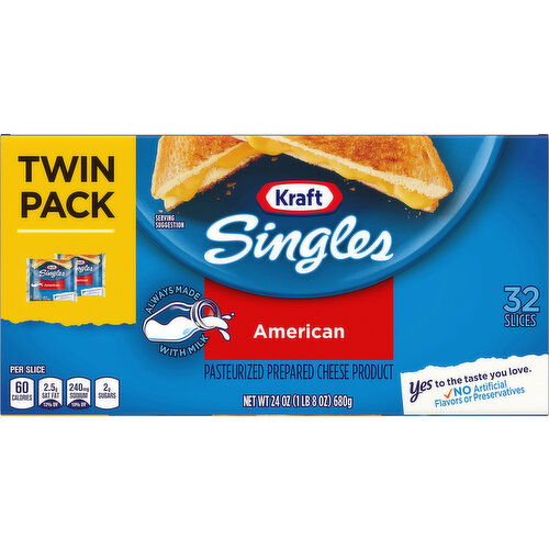 Kraft Singles American Cheese Slices