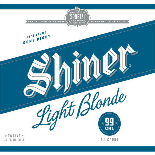 Shiner Light Blonde Beer