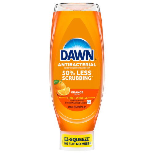 Dawn Hand Soap, Antibacterial, Orange Scent