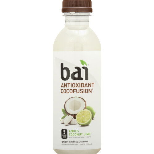 Bai Antioxidant Beverage, Andes Coconut Lime