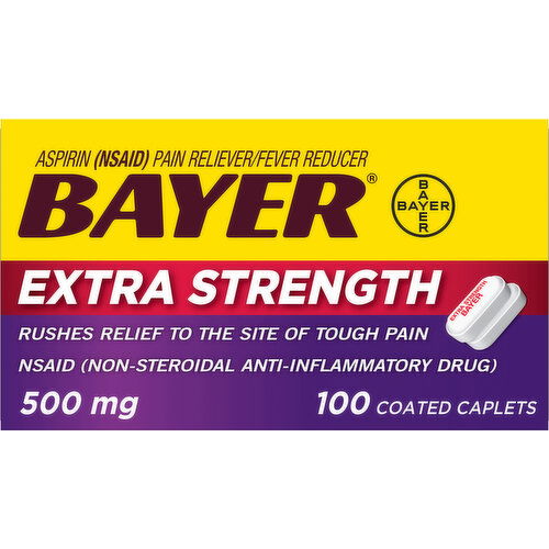 Bayer Aspirin, Extra Strength, Coated Caplets