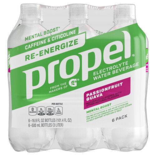 Propel Electrolyte Water Beverage, Passionfruit Guava