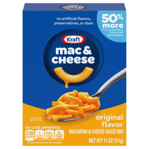 Kraft Original Flavor Mac & Cheese - 11 Ounce