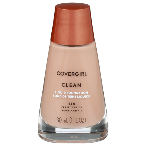 Covergirl 148 Perfect Beige Clean Liquid Foundation - 30 ml
