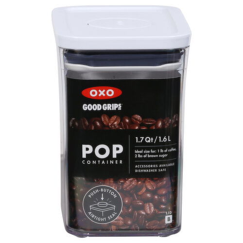 Oxo Pop Container, Lid B, 1.7 Quart