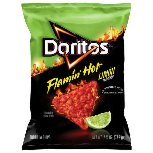 Doritos Tortilla Chips, Flamin' Hot Limon Flavored