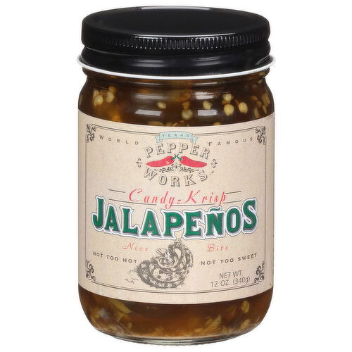 Pepper Works Jalapenos, Candy Krisp