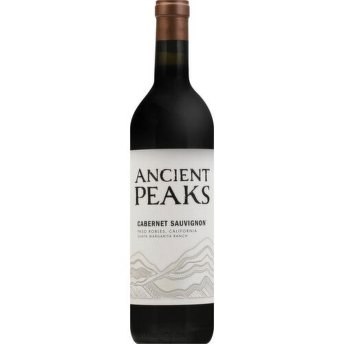 Ancient Peaks Cabernet Sauvignon, Paso Robles California, 2017