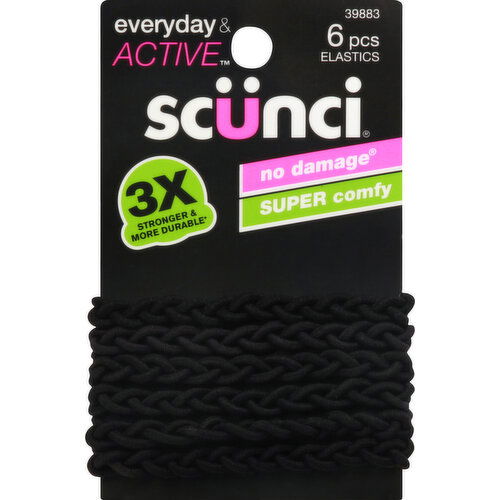 Scunci Elastics - 6 Each