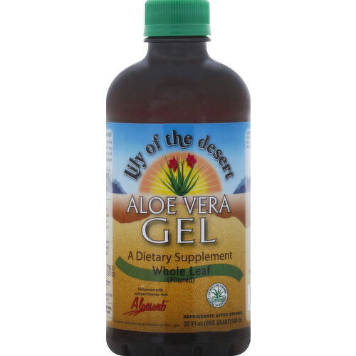 Lily Of The Desert Aloe Vera Gel, Whole Leaf (Filtered)