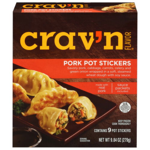 Crav'n Flavor Pot Stickers, Pork