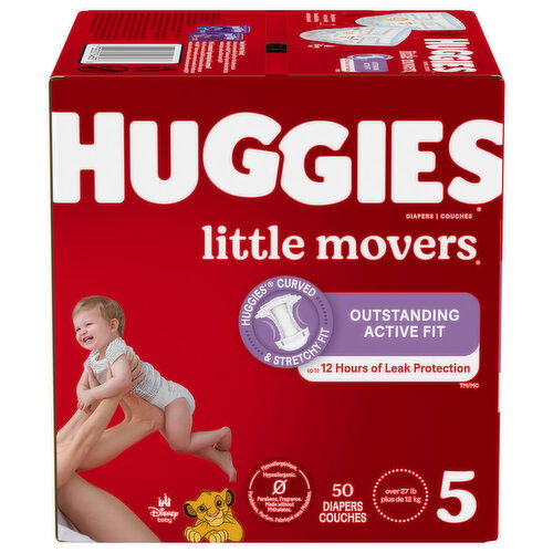 Huggies Diapers, Disney Baby, 5 (Over 27 lb)