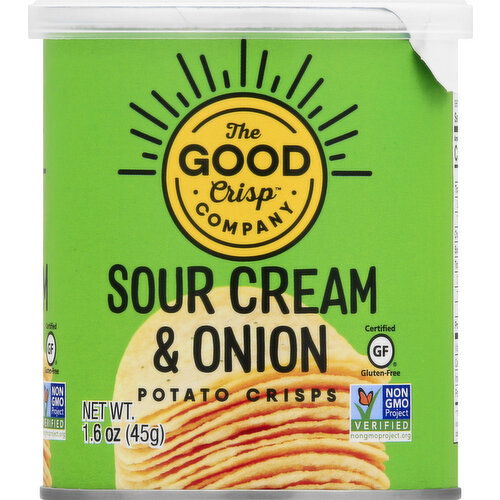 The Good Crisp Company Potato Crisps, Sour Cream & Onion