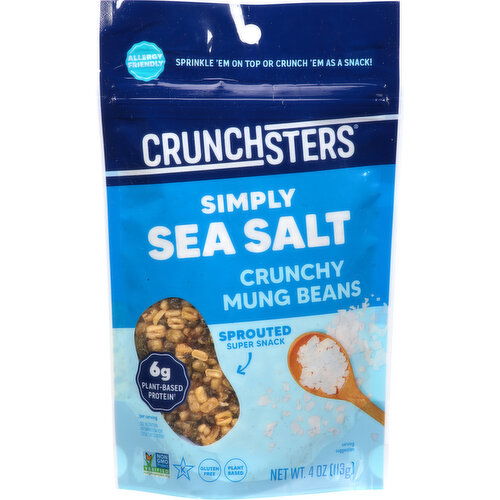 Crunchsters Mung Beans, Simply Sea Salt, Crunchy