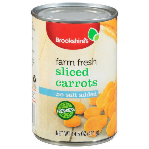 Brookshire's Farm Fresh Sliced Carrots, No Salt Added