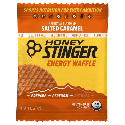 Honey Stinger Energy Waffle, Gluten-Free, Salted Caramel