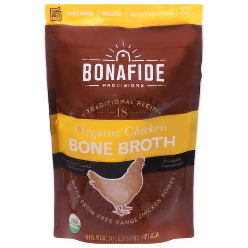 Bonafide Provisions Bone Broth, Organic, Chicken