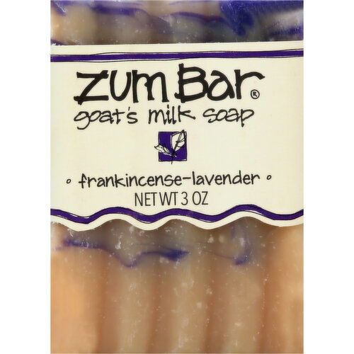 Zum Bar Goat's Milk Soap, Frankincense-Lavender