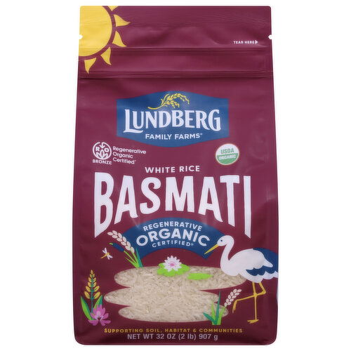 Lundberg Family Farms White Rice, Organic, Basmati