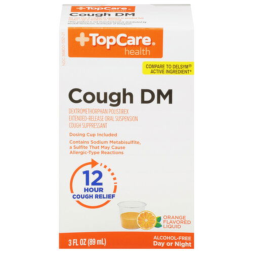 TopCare Cough DM, Liquid, Orange Flavored