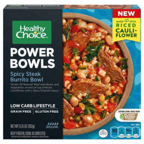 Healthy Choice Power Bowls, Spicy Steak Bowl