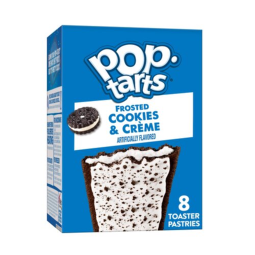 Pop-Tarts Toaster Pastries, Frosted Cookies and Creme - 13.5 Ounce