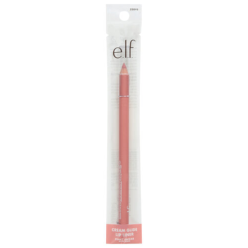 e.l.f. Lip Liner, Cream Glide, Pinky Swear - 0.03 Ounce