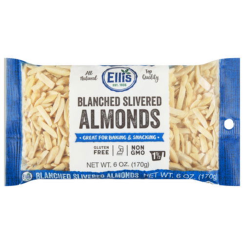 Ellis Almonds, Blanched Slivered