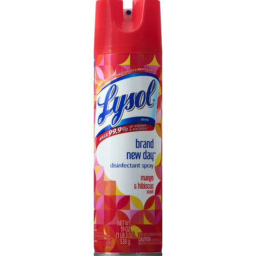 Lysol Disinfectant Spray, Mango & Hibiscus Scent