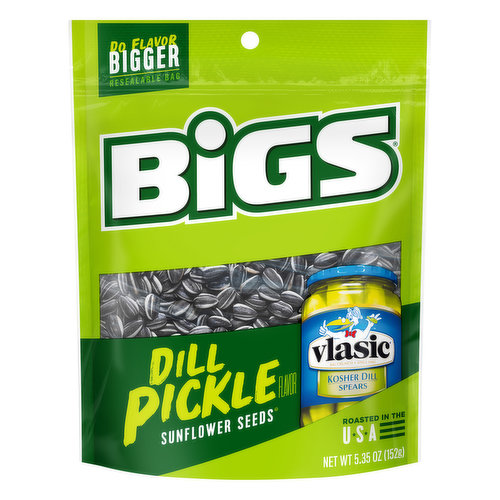 Bigs Sunflower Seeds, Dill Pickle Flavor