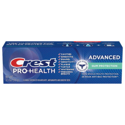 Crest Toothpaste, Gum Protection, Advanced