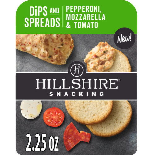 Hillshire Snacking Dips and Spreads Pepperoni, Mozzarella & Tomato - 2.25 Ounce