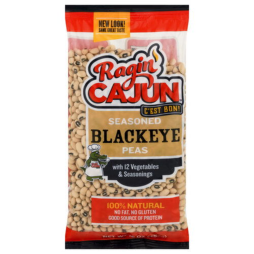 Ragin' Cajun Peas, Blackeye, Seasoned