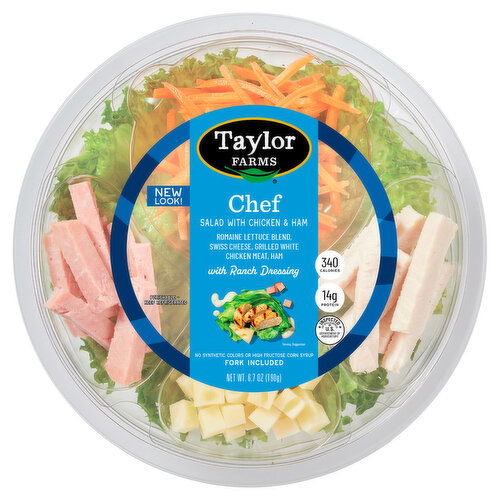 Taylor Farms Salad, with Chicken & Ham, Chef