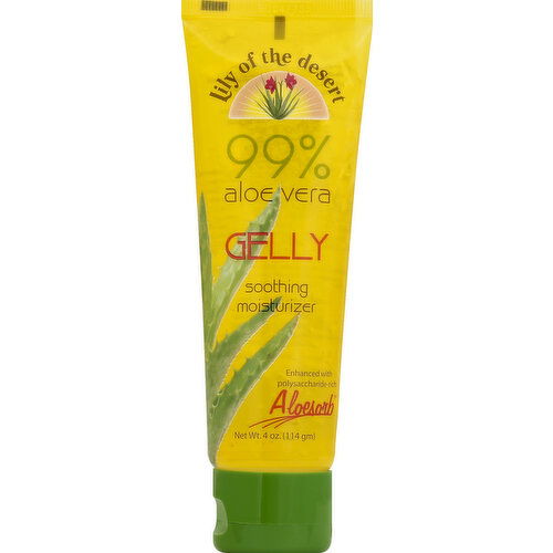 Lily Of The Desert Moisturizer, Soothing, 99% Aloe Vera, Gelly