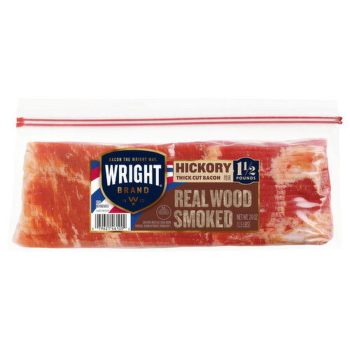 Wright Bacon, Hickory, Thick Cut