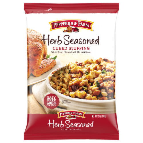 Pepperidge Farm Cubed Stuffing, Herb Seasoned