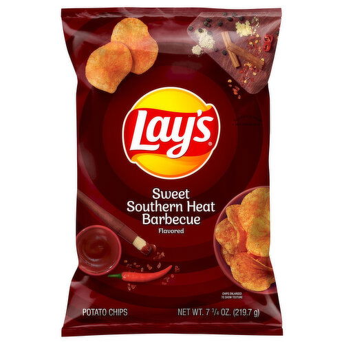 Lay's Potato Chips, Sweet Southern Heat Barbecue Flavored