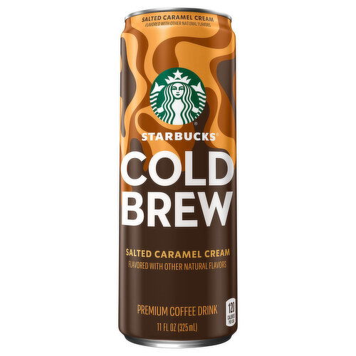 Starbucks Coffee Drink, Salted Caramel Cream, Premium Cold Brew