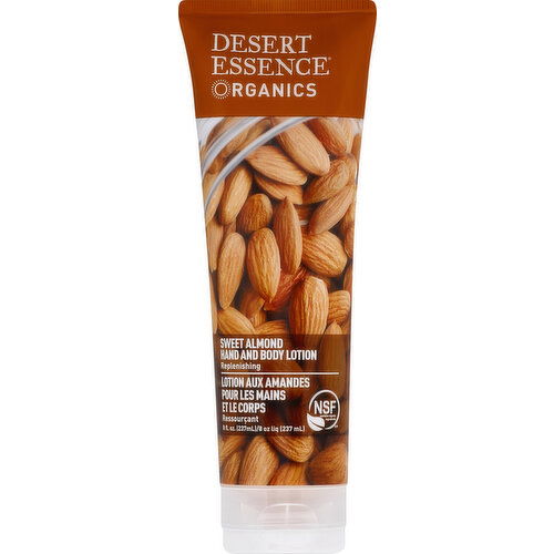 Desert Essence Hand and Body Lotion, Almond