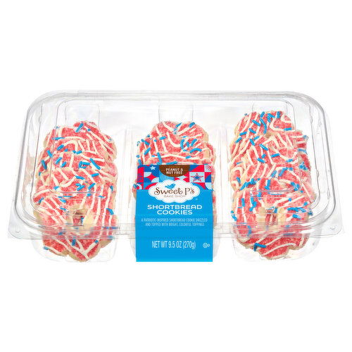 Sweet P's Bake Shop Cookies, Shortbread - 9.5 Ounce