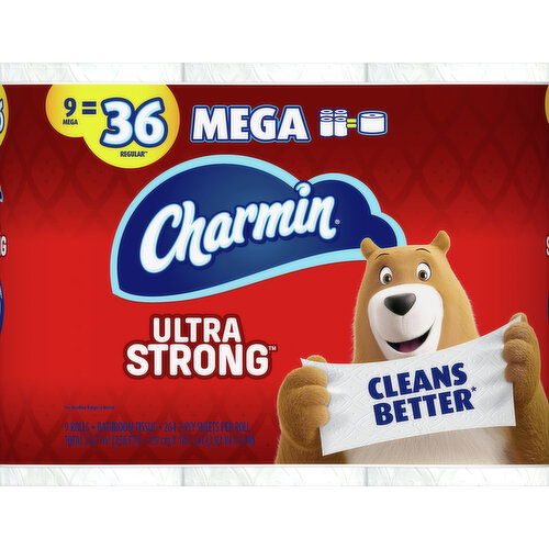 Charmin Bathroom Tissue, Mega Roll, 2-Ply