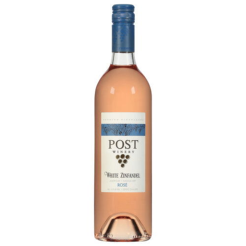 Post Winery White Zinfandel, American, Medium Dry