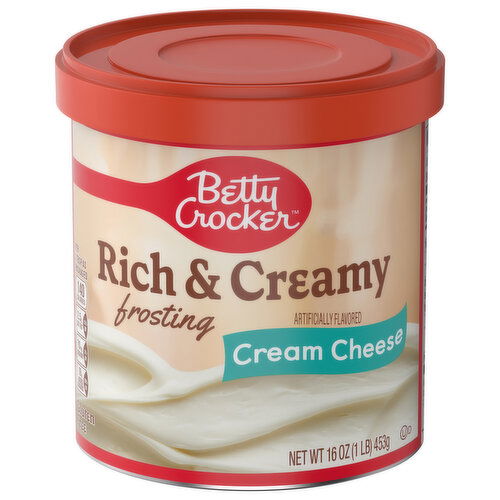 Betty Crocker Rich & Creamy Cream Cheese Frosting - 16 Ounce