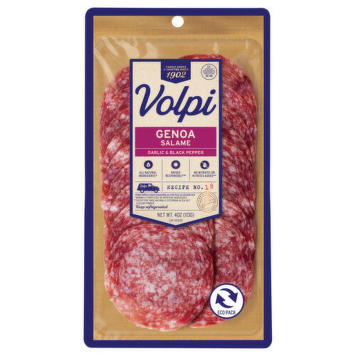 Volpi Salame, Genoa, Garlic & Black Pepper