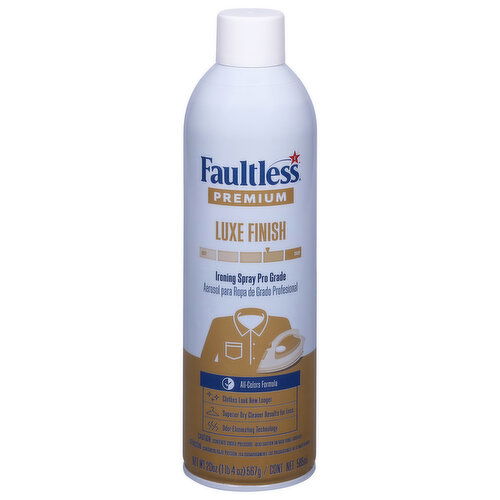 Faultless Luxe Finish Ironing Spray - 20 Ounce