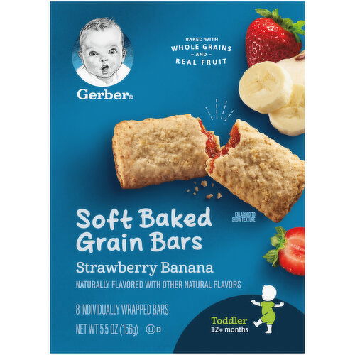 Gerber Cereal Bars, Strawberry Banana