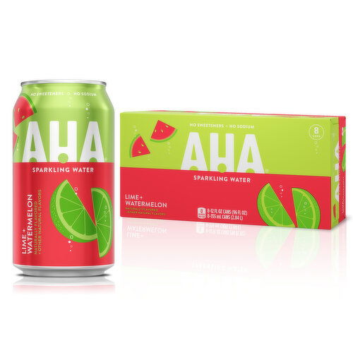 AHA Lime Watermelon Cans