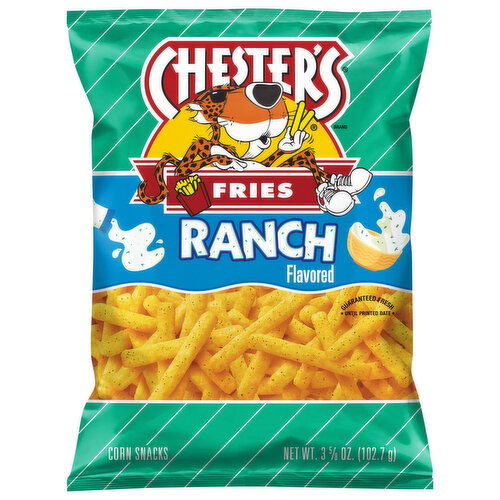 Chester's Corn Snacks, Ranch Flavored, Fries