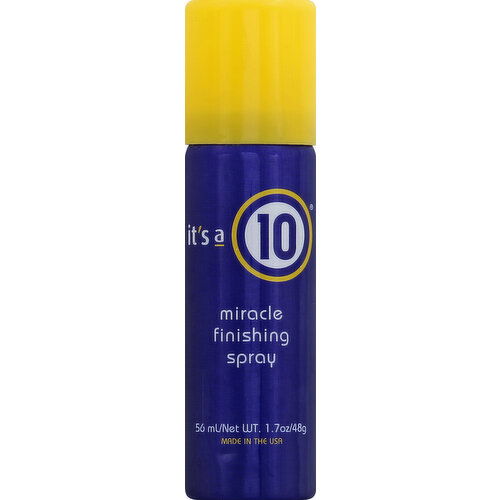 It's a 10 Finishing Spray, Miracle